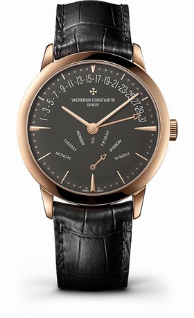 Vacheron Constantin Patrimony Retrograde Day-Date Slate Grey Dial Men's Watch 86020/000R-9940