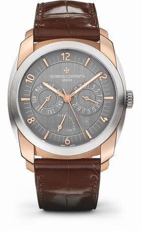 Vacheron Constantin Quai De L'ile Day-Date and Power Reserve Grey Dial Men's Watch 85050/000R-I022I