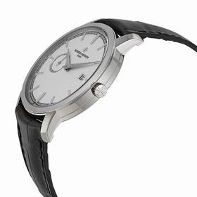 Vacheron Constantin Traditionelle Automatic Silver Dial Black Leather Men's Watch 87172000G-9301