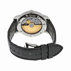 Vacheron Constantin Traditionelle Automatic Silver Dial Black Leather Men's Watch 87172000G-9301