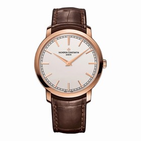 Vacheron Constantin Traditionelle Silver Dial 18K Pink Gold Automatic Men's Watch 43075000R-9884