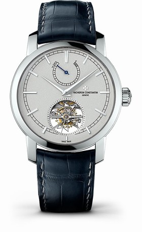 Vacheron Constantin Traditionnelle 14 Day Tourbillon Platinum Dial Men's Watch 89000/000P-9843