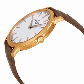Vacheron Constantin Traditionnelle Automatic Silver Dial Brown Leather Men's Watch 43075000R-9737