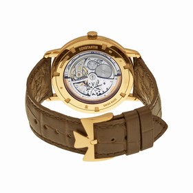 Vacheron Constantin Traditionnelle Automatic Silver Dial Brown Leather Men's Watch 43075000R-9737
