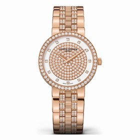Vacheron Constantin Traditionnelle Center Diamond Pave Dial Ladies Watch 25554/Q03R-9696