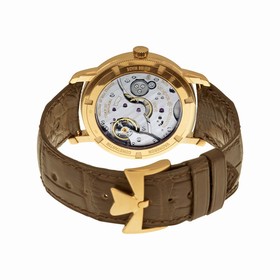 Vacheron Constantin Traditionnelle Manual Wind Silver Dial Brown Leather Men's Watch 82172000R-9382