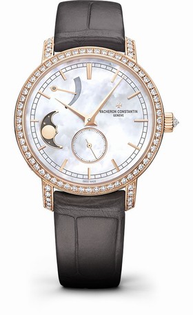 Vacheron Constantin Traditionnelle Moon Phase Mother of Pearl Dial Ladies Watch 83570/000R-9915