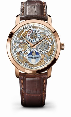Vacheron Constantin Traditionnelle Perpetual Calendar Skeleton Dial Men's Watch 43172/000R-9241