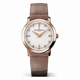 Vacheron Constantin Traditionnelle Silver Dial 18K Rose Gold Ladies Watch 25155000R-9585
