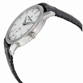 Vacheron Constantin Traditionnelle Silver Dial Black Leather Men's Watch 82172000G-9383