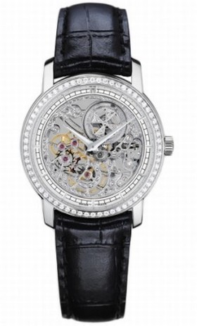 Vacheron Constantin Tradtionnelle Manual Skeleton Dial Ladies Watch 33558/000G-9394