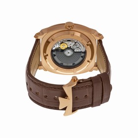 Vacheron Quai De L'ile Silver Dial Brown Leather Men's Watch 86050000R-I0P29