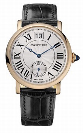 Cartier Rotonde Silver Guilloche Dial Unisex Watch W1552751