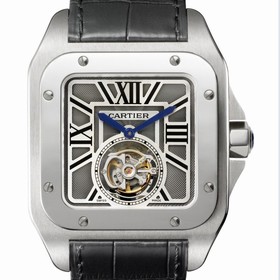 Cartier Santos 100 Flying Tourbillion Men's Watch W2020017