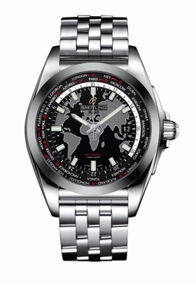 Breitling Galactic Unitime SleekT Black (WB3510U4/BD94/375A)
