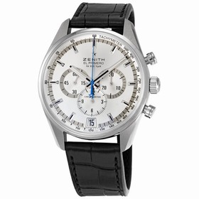 Zenith El Primero Silver Chronograph Dial Men's Watch 03204040001C496