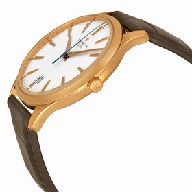 Zenith Captain Central Second White Brown Leather Men's Watch 18.2020.670/11.C498