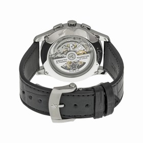 Zenith Captain Chronograph Black Dial Black Leather Men's Watch 03.2110.400-22.C493