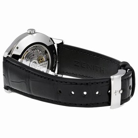 Zenith Captain Dual Time Black Dial Automatic Men's Watch 03213068222C493
