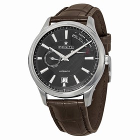 Zenith Captain Power Reserve Black Dial Automatic Men's Watch 03212068522C493