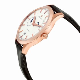 Zenith Captain Power Reserve Silver Dial 18kt Rose Gold Men's Watch 18212168501C498
