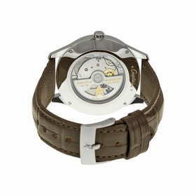 Zenith Captain Power Reserve Silver Dial Brown Alligator Leather Men's Watch 03212268501C498