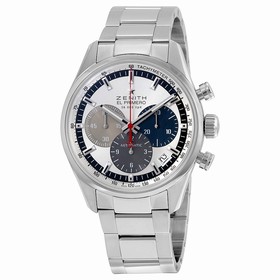 Zenith El Primero Chronograph Automatic Silver Dial Men's Watch 03215040069M2150