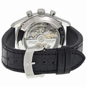 Zenith El Primero Chronomaster Silver Dial Black Leather Men's Watch 03.2041.4052/69.C496