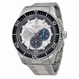 Zenith El Primero Stratos Flyback Silver Dial Chronograph Automatic Men's Watch 03206640569M2060