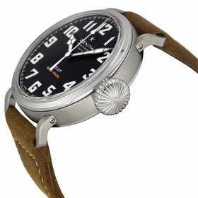 Zenith Pilot 20 Extra Special Black Dial Brown Leather Men's Watch 032430300021C738